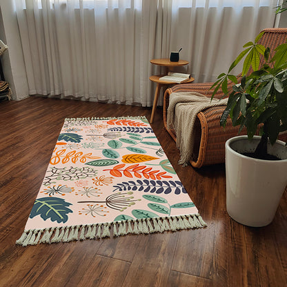 SOGA 90cm Soft cotton woven handmadeArea  rugs for living room bedroom, Home Decor • LUZ-CarpetFLSXBB16