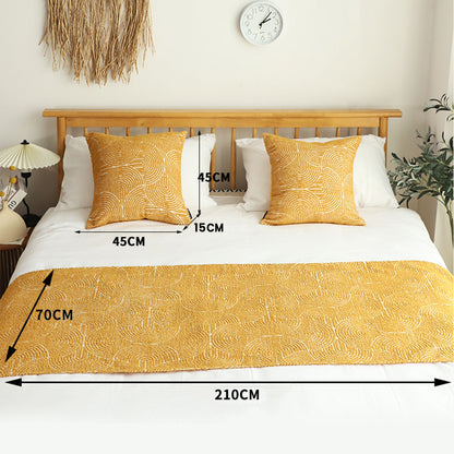 SOGA 1.5m Bec 3D Arched Bed Banner Vintage Scarf Runner Bedding Tail Pad Flag Set of 3 • LUZ-BedFlagS74