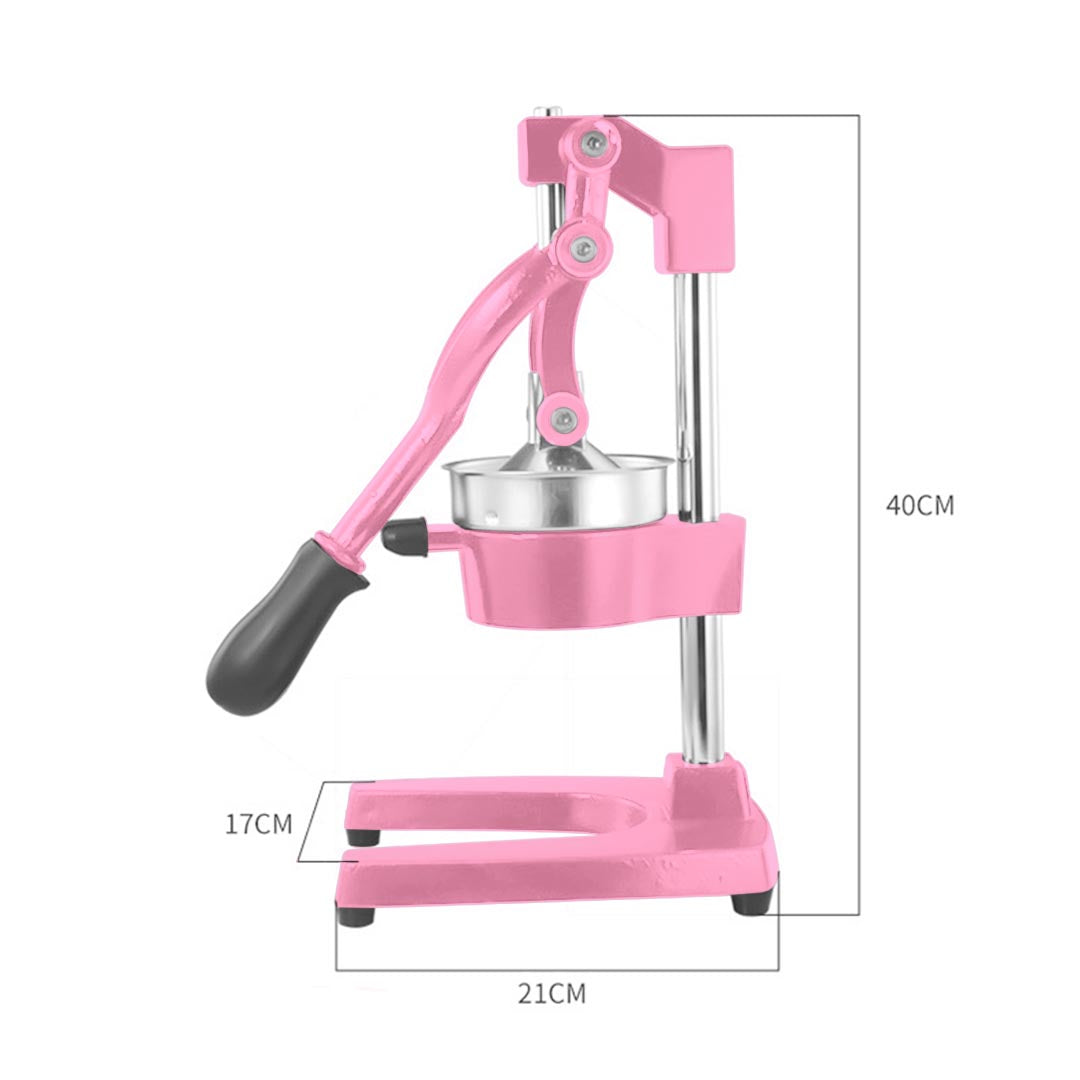 SOGA 2X Commercial Manual Juicer Hand Press Juice Extractor Squeezer Orange Citrus Pink • LUZ-JuicerManualPinkX2
