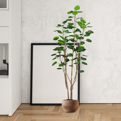 SOGA 2X 180cm Plastic Potted Polyscias Scutellaria Plant Home Garden Artificial Tree, Home Decor • LUZ-APlantFHJQD18080X2