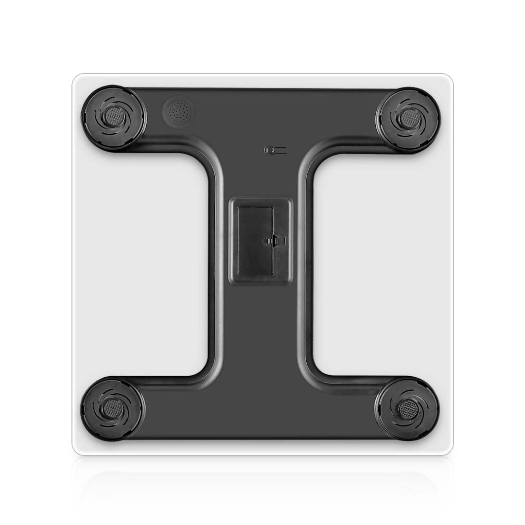 Glass LCD Digital Body Fat Scale Bathroom Electronic Gym Water Weighing Scales White • LUZ-BodyFatScaleWhite