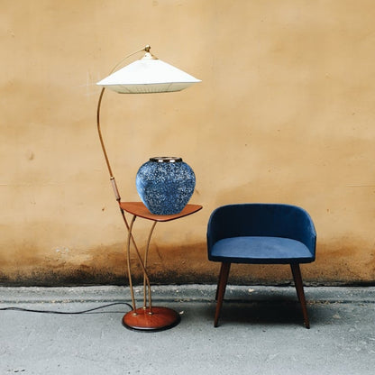 SOGA 21x22cm Blue with White Mini Floral Small Ceramic Flower Vase Elegant Living Room Home Decor • LUZ-Vase822