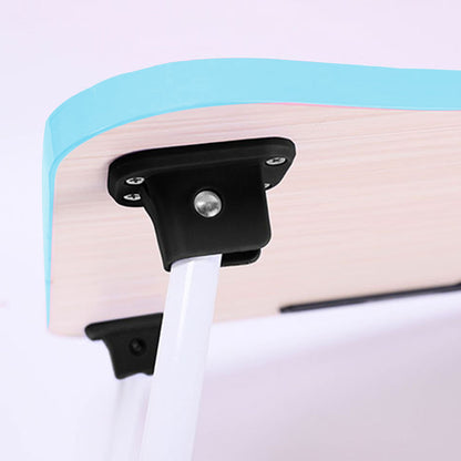 SOGA 2X Blue Portable Bed Table Adjustable Foldable Bed Sofa Study Table Laptop Mini Desk with Notebook Stand Card Slot Holder Home Decor • LUZ-BedTableG43X2