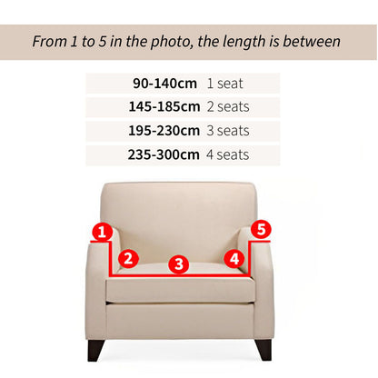 SOGA 3-Seater Coffee Sofa Cover Couch Protector High Stretch Lounge Slipcover Home Decor • LUZ-SofaCov207