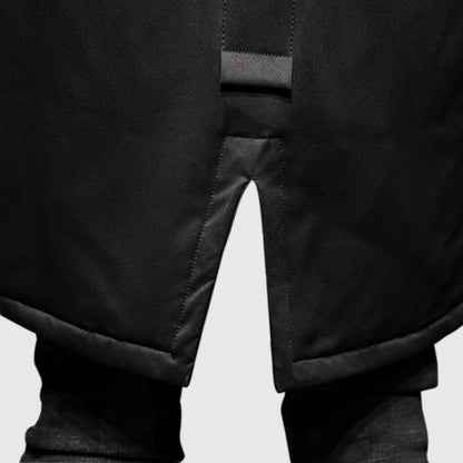 abbee Black 2XL Winter Fur Hooded Down Jacket Stylish Lightweight Quilted Warm Puffer Coat • LUZ-DJ-886C