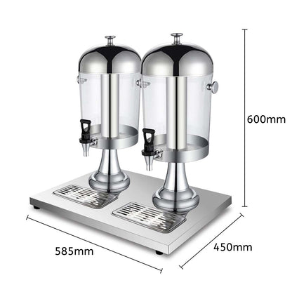 SOGA 2X Dual 8L Juicer Water Milk Coffee Pump Beverage Drinking Utensils • LUZ-Dispenser5705X2