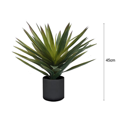 SOGA 2X 45cm Yucca Plant Giant Palm Lily Artificial Plant Tabletop Home Accent Decor • LUZ-APlantFHJM045X2
