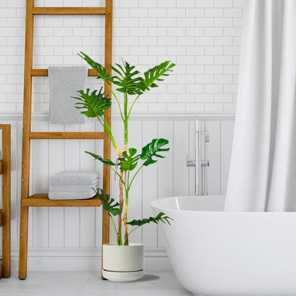 SOGA 175cm Tropical Monstera Palm Artificial Plant Tree, Real Touch Technology, with UV Protection • LUZ-APlantFHG17510