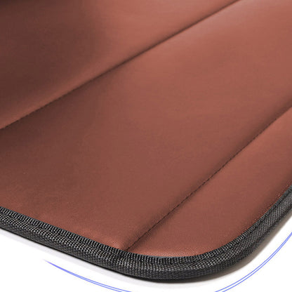 SOGA 4X Leather Car Boot Collapsible Foldable Trunk Cargo Organizer Portable Storage Box Coffee Medium • LUZ-StorageCOFMedX4