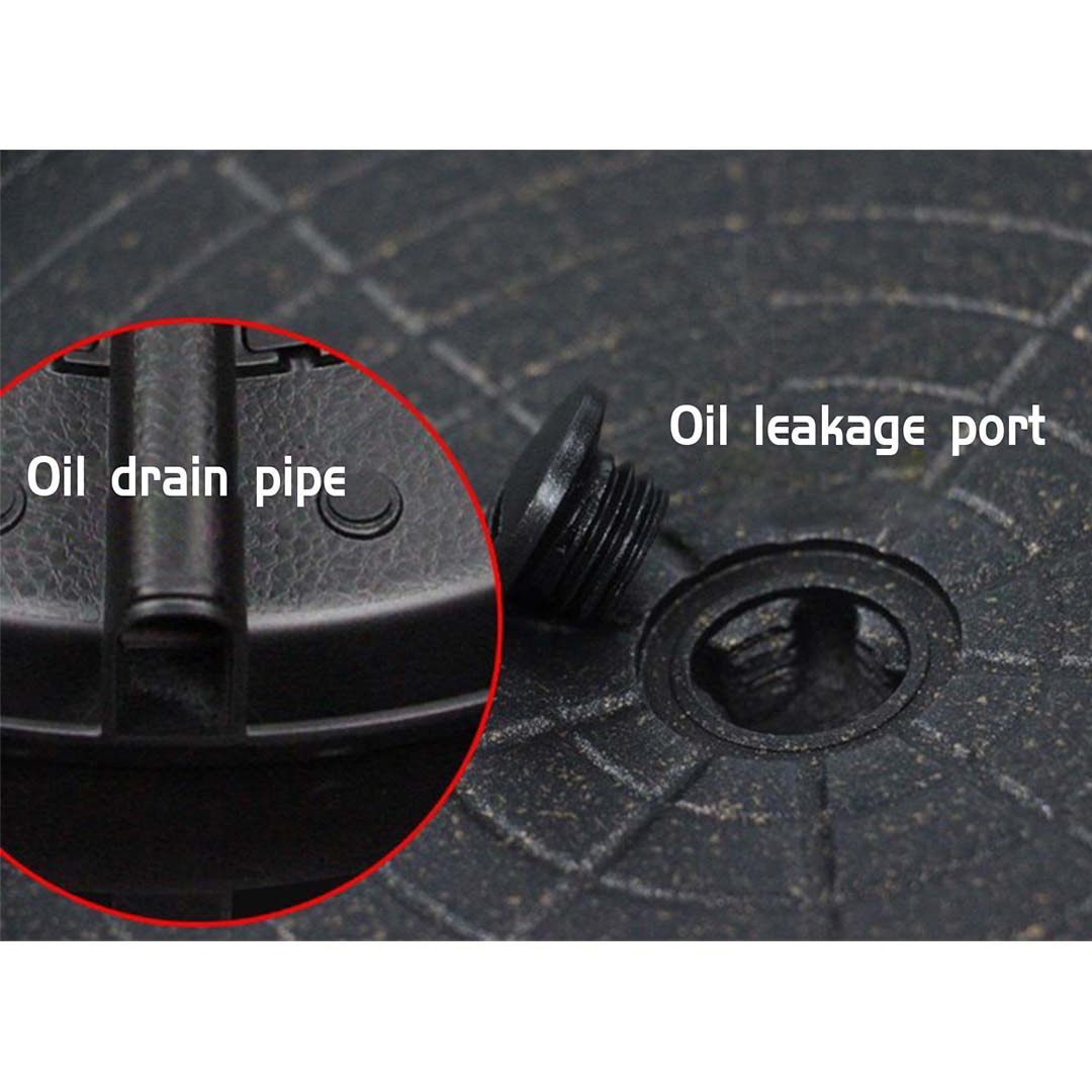 SOGA 2X Portable Korean BBQ Butane Gas Stove Stone Grill Plate Non Stick Coated Round • LUZ-StoneBBQPlateRoundX2