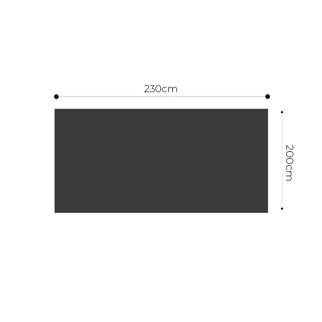 SOGA 2X 200X230cm Throw Blanket White Chenille Fleece Knitted Fabric on One Side Soft Suede • LUZ-BlanketFur346X2