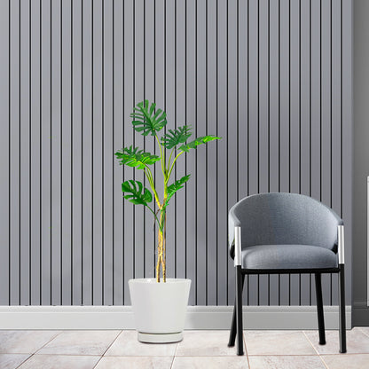 SOGA 4X 160cmTropical Monstera Palm Artificial Plant Tree, Real Touch Technology, with UV Protection • LUZ-APlantFHG1608X4