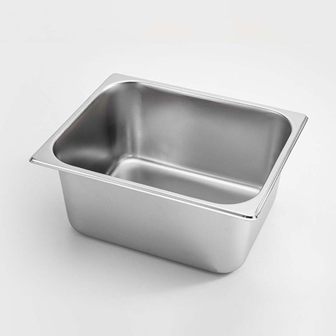 SOGA Gastronorm GN Pan Full Size 1/2 GN Pan 15cm Deep Stainless Steel With Lid • LUZ-GP5411wLidX1