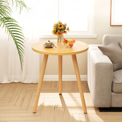 SOGA 60x60cm Walnut Small Side Coffee Table Living Room Balcony Home Décor Style • LUZ-TableTea22