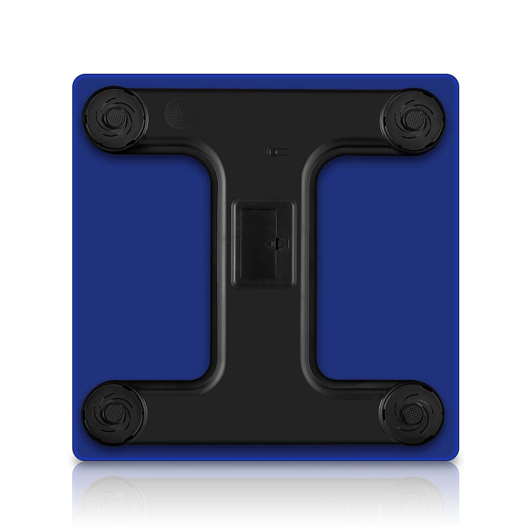 SOGA 2X Glass LCD Digital Body Fat Scale Bathroom Electronic Gym Water Weighing Scales Blue/Purple • LUZ-BodyFatScaleBLU-PUR