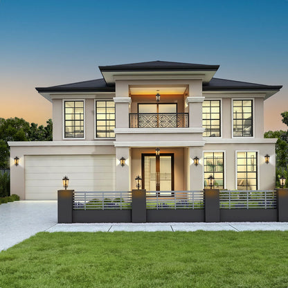 Vintage Lamp 4X 60.3cm Aluminum & Glass Lantern Elegant Chandelier Style Classic Hanging Light Antique-Inspired Design • LUZ-Lamp584HangMedX4