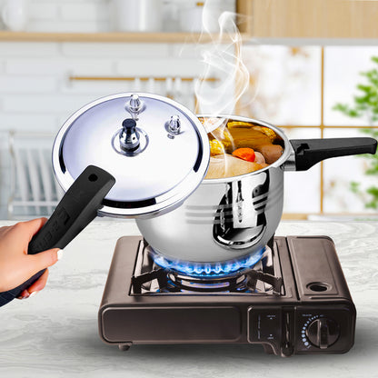 5L Commercial Grade Stainless Steel Pressure Cooker • LUZ-StainlessSteelPressureCooker5L