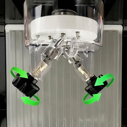 SOGA 2X 300 Watts Electric Ice Shaver Automatic Crusher Slicer Commercial Machine 70kgs/h Black • LUZ-IceShaverBY208SX2