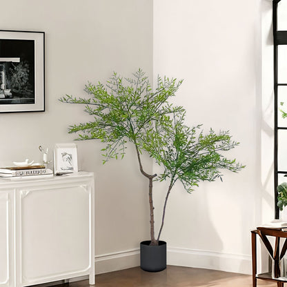 SOGA 2X 120cm Nandina Heavenly Bamboo Tree Artificial Plant Home Accent Decor • LUZ-APlantNTZ120X2