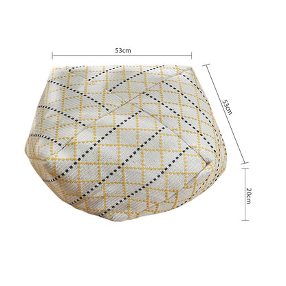 SOGA 53cm Polyester-Cotton Blend Pillow EPP Particle Insert for Comfort and Support Home Decor • LUZ-Pouffe626