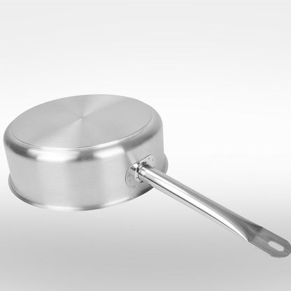 SOGA 2X 32cm Stainless Steel Saucepan Sauce pan with Glass Lid and Helper Handle Triple Ply Base Cookware • LUZ-SaucePanSS423232CMX2