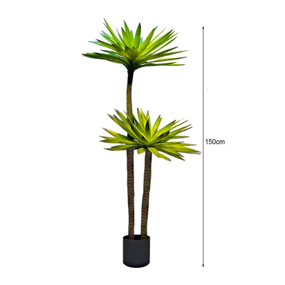 SOGA 2X 150cm Yucca Tree Giant Palm Lily Living Room Artificial Plant Home Accent Decor • LUZ-APlantFHDJL1502X2