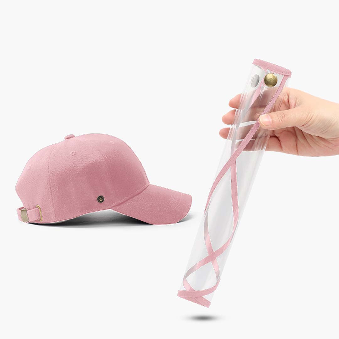 2X Outdoor Protection Hat Anti-Fog Pollution Dust Protective Cap Full Face HD Shield Cover Kids Pink • LUZ-HatKidsPNKX2