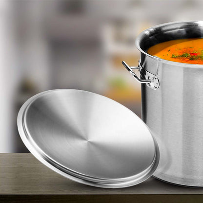 SOGA 32cm Top Grade Stockpot Lid Stainless Steel Stock pot Cover • LUZ-StockPot32CM-JLID