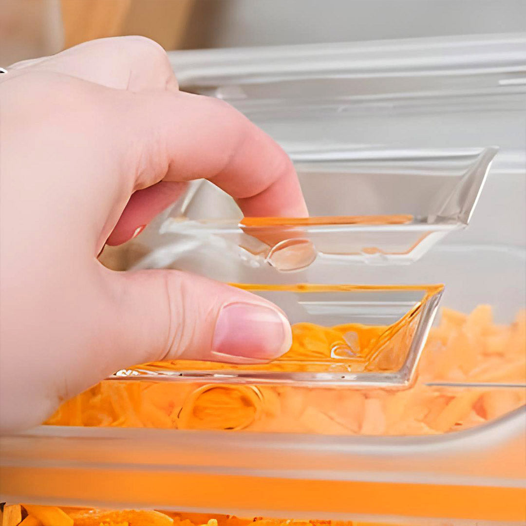 SOGA Clear Gastronorm 1/6 GN Lid Food Tray Top Cover Bundle of 4 • LUZ-VICLid16X4