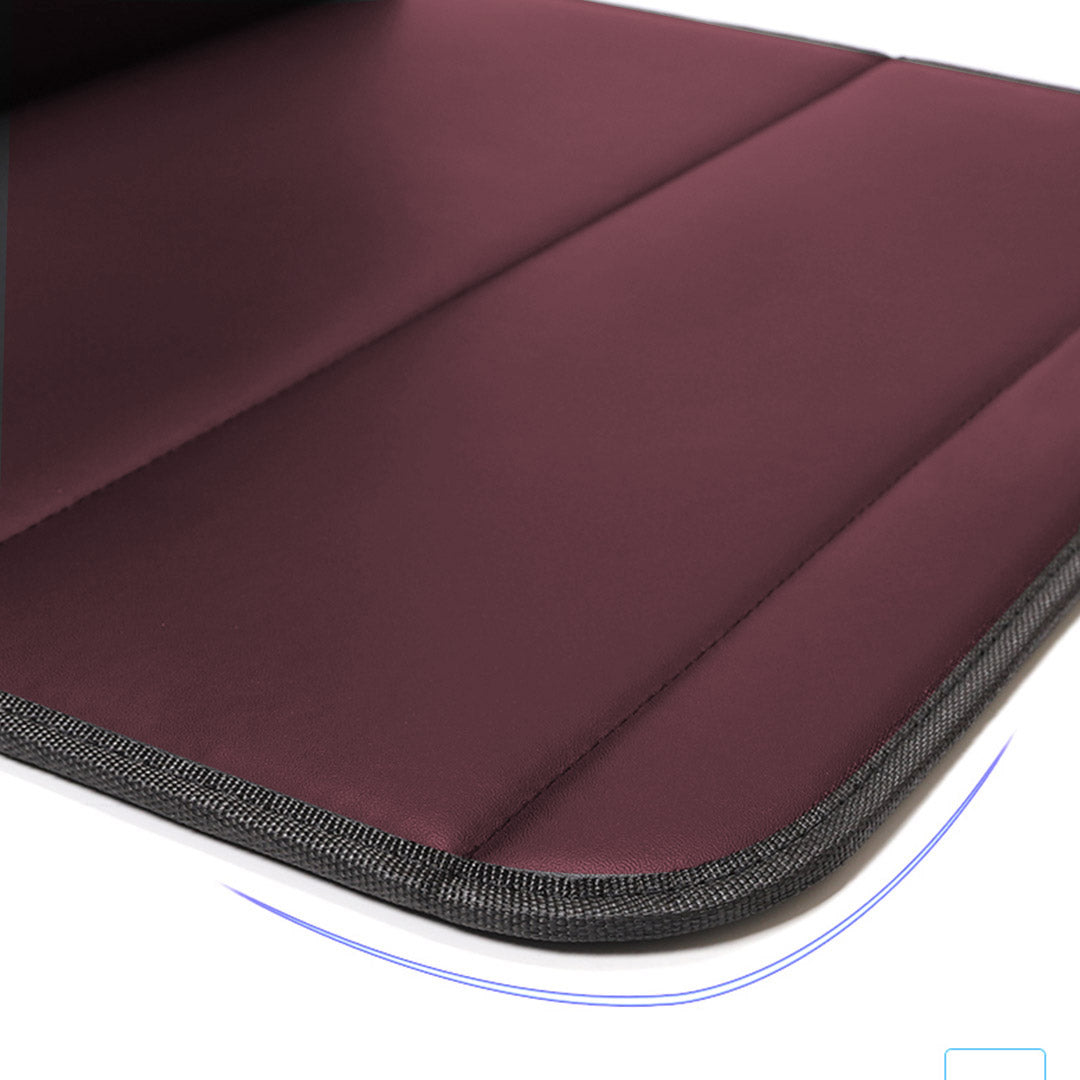 SOGA Leather Car Boot Collapsible Foldable Trunk Cargo Organizer Portable Storage Box Red Medium • LUZ-StorageREDMed