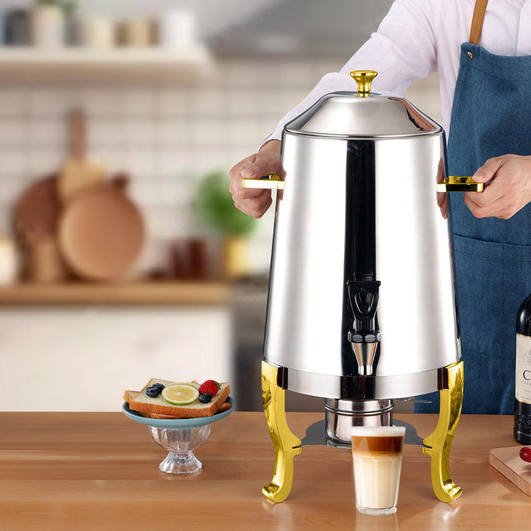SOGA Stainless Steel Dispenser Beverage Juicer Commercial Buffet Drink Container Jug with Side Handles • LUZ-VICDispenser5711