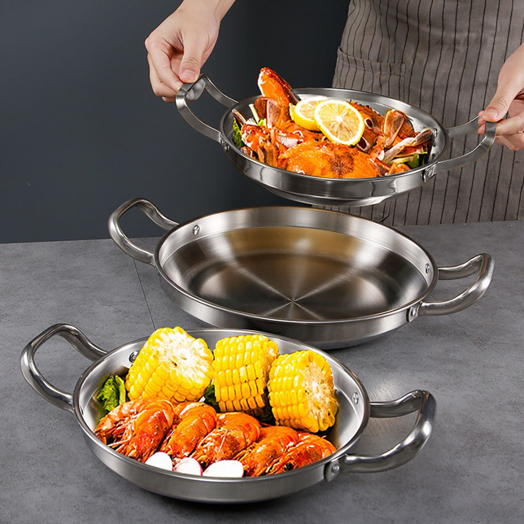 Soga 26cm Dry Pot with Natural Color 201 Material Constructed from Stainless Steel Kitchen Essentials • LUZ-VICSoupPot12