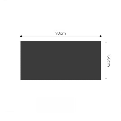 SOGA 130x180cm Throw Blanket Red Christmas Tree Half Fleece for Holiday Season Cozy • LUZ-Blanket935