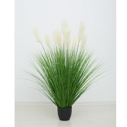 SOGA 4X 110cm Artificial Indoor Potted Reed Bulrush Grass Tree Fake Plant Simulation Decorative • LUZ-APlantFH6022X4