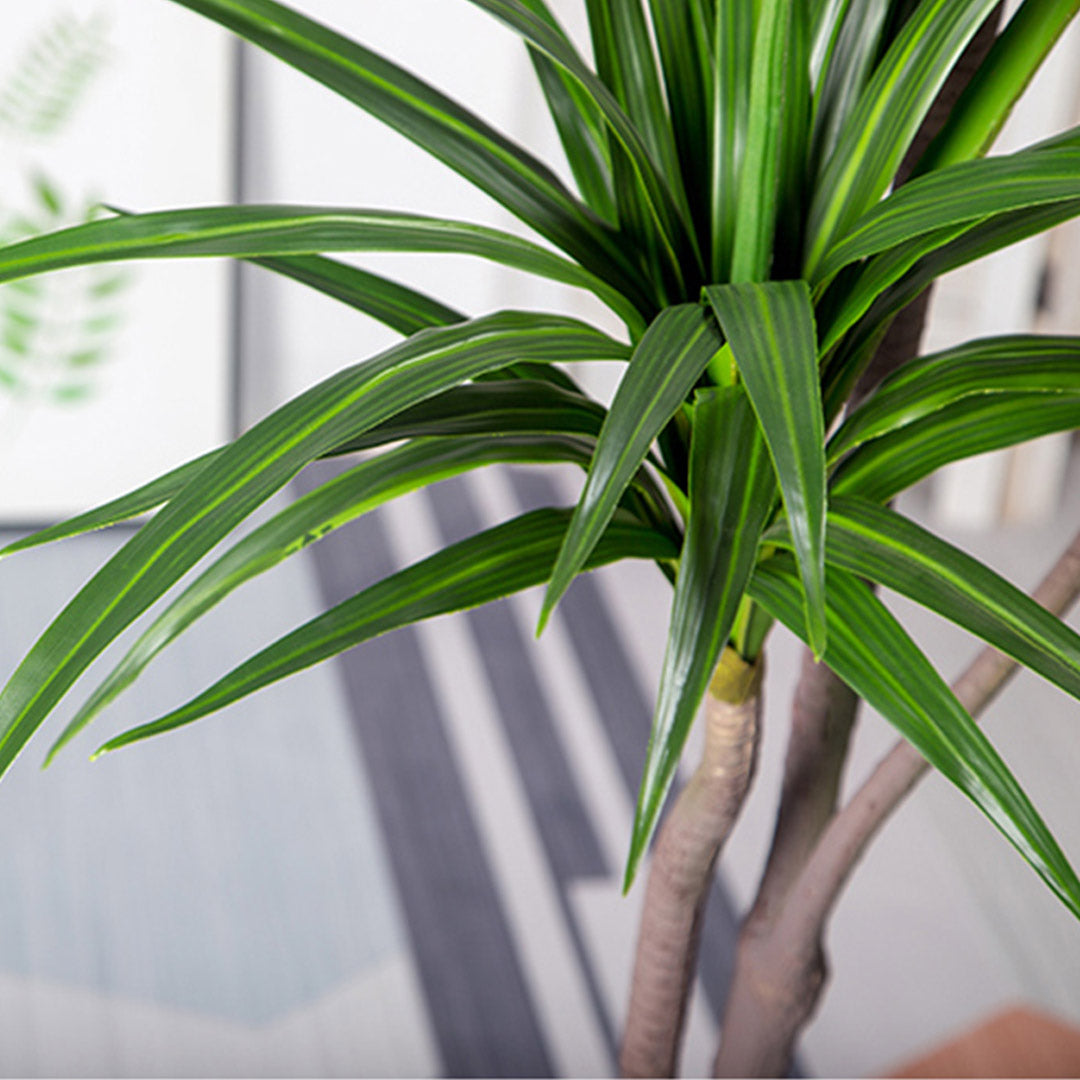 SOGA 180cm Green Artificial Indoor Brazlian Iron Tree Fake Plant Decorative 3 Heads • LUZ-APlantFHBS18090