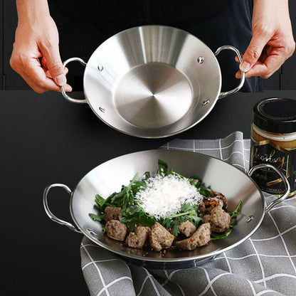 Soga 25cm Signature Dry Pot crafted with 201 Material in Silver Color and for Kitchen Essentials • LUZ-VICSoupPot20