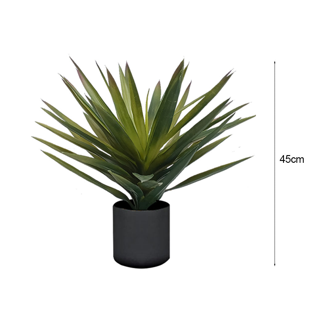 SOGA 45cm Yucca Plant Giant Palm Lily Artificial Plant Tabletop Home Accent Decor • LUZ-APlantFHJM045