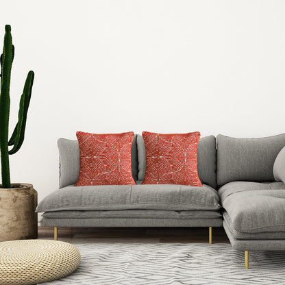 SOGA 2X 50Cm Red Oversized Pillow Perfect Cinnabar Outdoor/Indoor Lumbar Throw Pillow • LUZ-FrenchCushion218X2