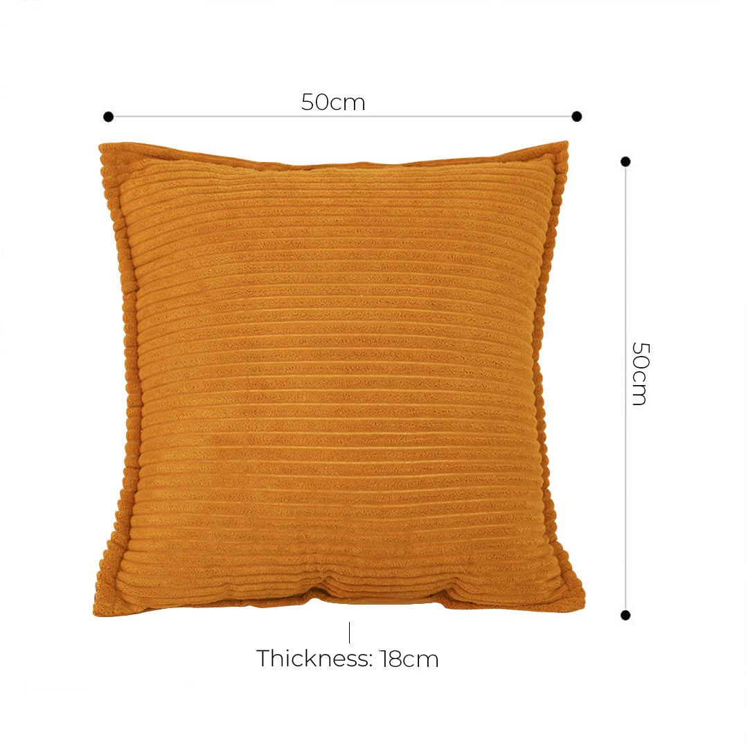 SOGA 50cm Throw Pillow Mustard Wabi Sabi Arches Indoor and Outdoor Kavka for Home Decor • LUZ-FrenchCushion345