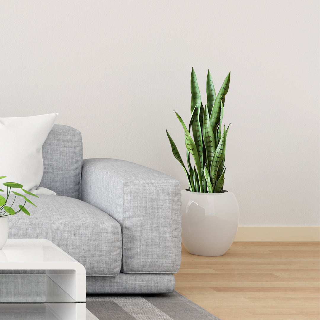 SOGA 2X 97cm Sansevieria Snake Artificial Plants with Black Plastic Planter Greenery, Home Office Decor • LUZ-APlantFH9712X2