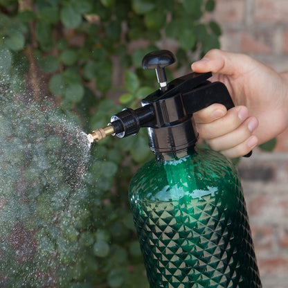 SOGA 2 Liter Mist Water Spray Bottle Hand Held Pressure Adjustable Nozzle with Top Pump Indoor Outdoor Gardening • LUZ-SparyB001