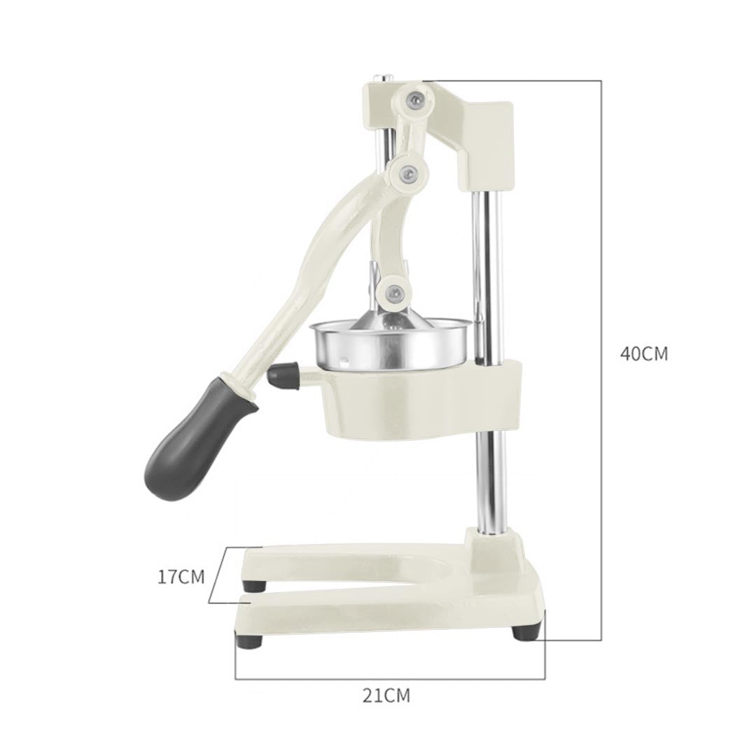 SOGA Commercial Manual Juicer Hand Press Juice Extractor Squeezer Orange Citrus White • LUZ-JuicerManualWhite