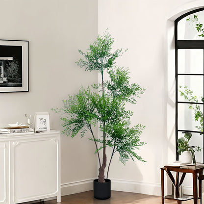 SOGA 180cm Nandina Heavenly Bamboo Tree Artificial Plant Home Accent Decor • LUZ-APlantNTZ180