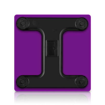 SOGA Glass LCD Digital Body Fat Scale Bathroom Electronic Gym Water Weighing Scales Purple • LUZ-BodyFatScalePurple