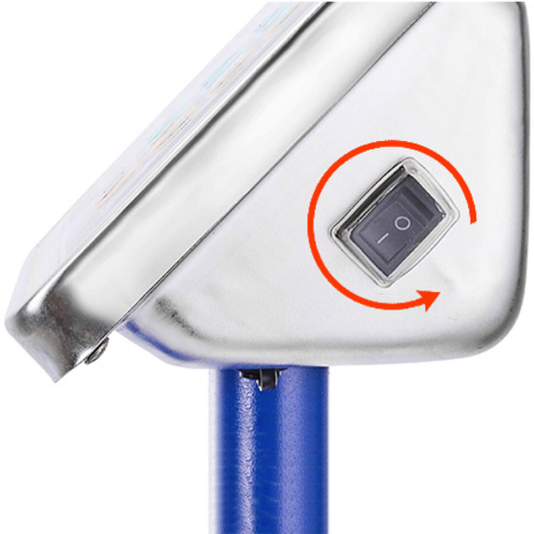 SOGA 150kg Electronic Digital Platform Scale Computing Shop Postal Scale Blue • LUZ-150kgPlatformScalesBlue