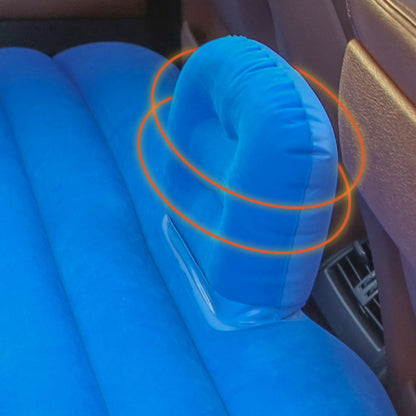 SOGA 2X Blue Stripe Inflatable Car Mattress Portable Camping Rest Air Bed Travel Compact Sleeping Kit Essentials • LUZ-CarMat004X2