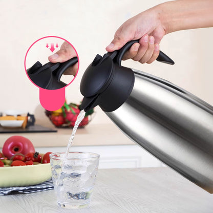 SOGA 2.0L Silver Color 3-Layer Stainless Steel Vacuum Durable Thermal Flask • LUZ-BottleWKE15