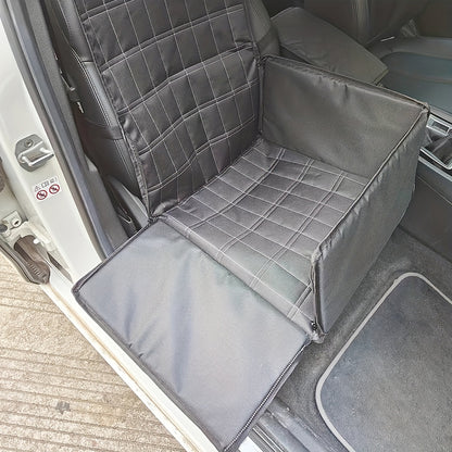 SOGA 2X Grey Car Pet Sitting Bag Breathable Safety Travel Portable Carrier Pouch Travel Essentials • LUZ-CarPetBag071X2