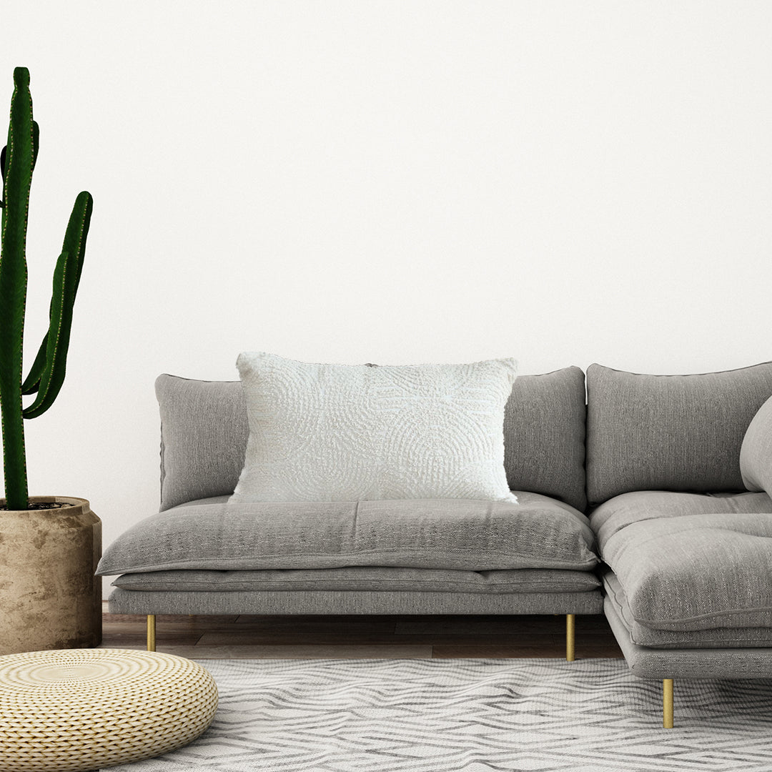 SOGA 35cm Lumbar Pillow Embroidered Decorative Linen Cover Stitch Story Throw Pillow • LUZ-FrenchCushion217