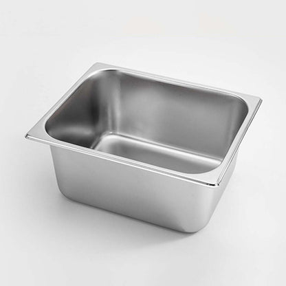 SOGA 2X Gastronorm GN Pan Full Size 1/2 GN Pan 15cm Deep Stainless Steel With Lid • LUZ-GP5411wLidX2